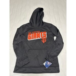 MLB San Francisco Giants Youth Hoodie Black Orange Logo 9K3B7FHSK L 14/16 NWT